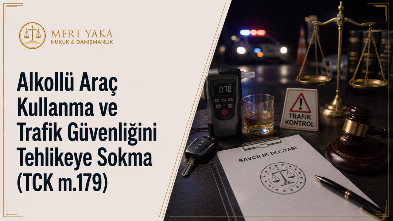 Alkollü Araç Kullanma ve Trafik Güvenliğini Tehlikeye Sokma (TCK m.179)