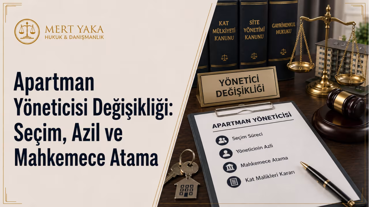 Apartman Yöneticisi Değişikliği: Seçim, Azil ve Mahkemece Atama