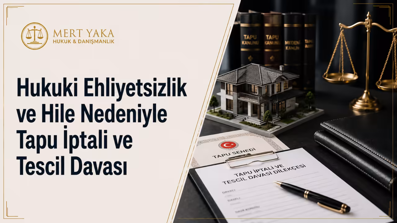 Hukuki Ehliyetsizlik ve Hile Nedeniyle Tapu İptali ve Tescil Davası