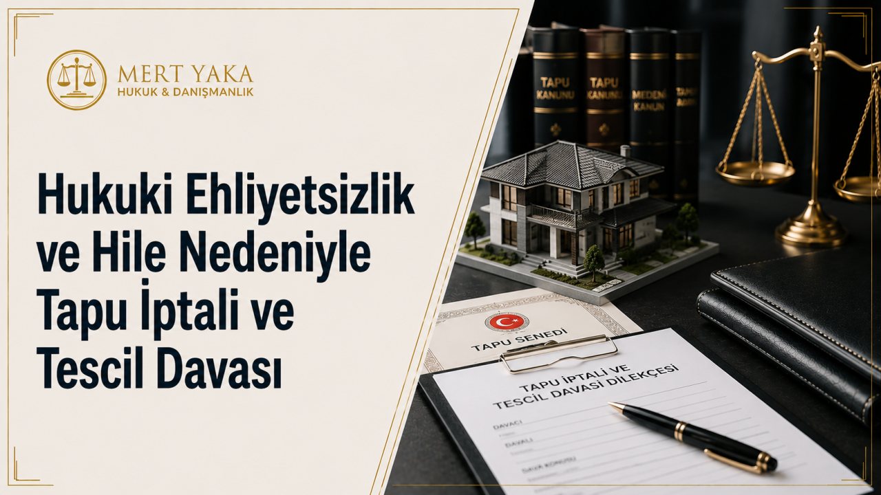 Hukuki Ehliyetsizlik ve Hile Nedeniyle Tapu İptali ve Tescil Davası