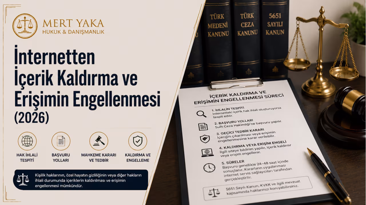 İnternetten İçerik Kaldırma ve Erişimin Engellenmesi (2026)