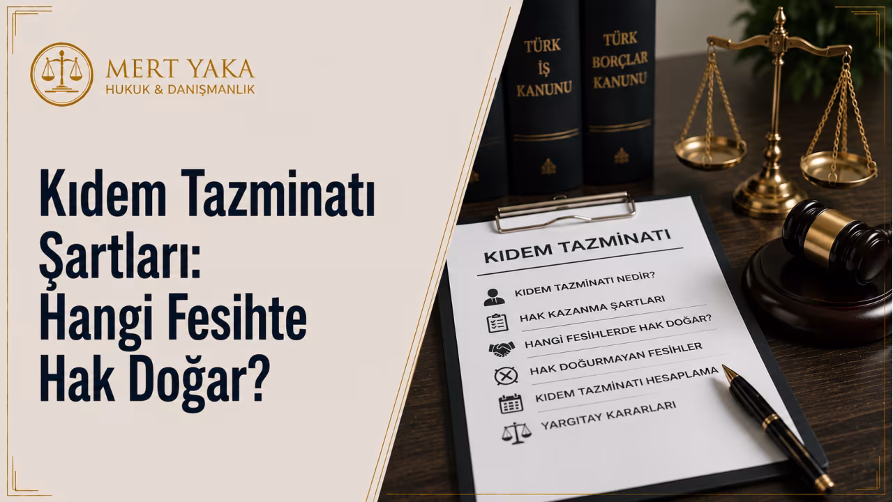 Kıdem Tazminatı Şartları: Hangi Fesihte Hak Doğar?