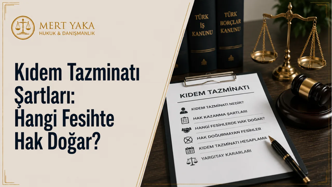 Kıdem Tazminatı Şartları: Hangi Fesihte Hak Doğar?