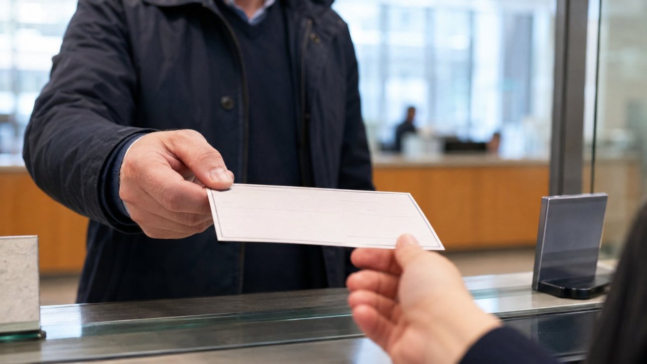 Çekin banka şubesinde ibraz edilmesi ve karşılığı bulunmadığında çekin arkasına karşılıksızdır şerhi düşülmesi