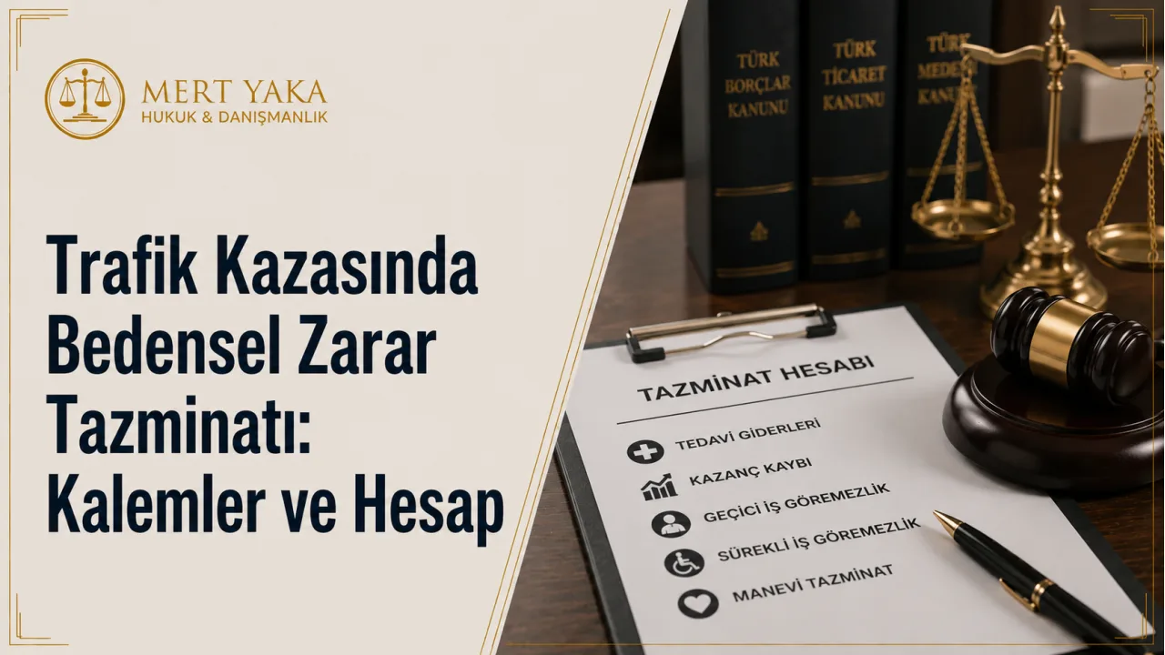 Trafik Kazasında Bedensel Zarar Tazminatı: Kalemler ve Hesap